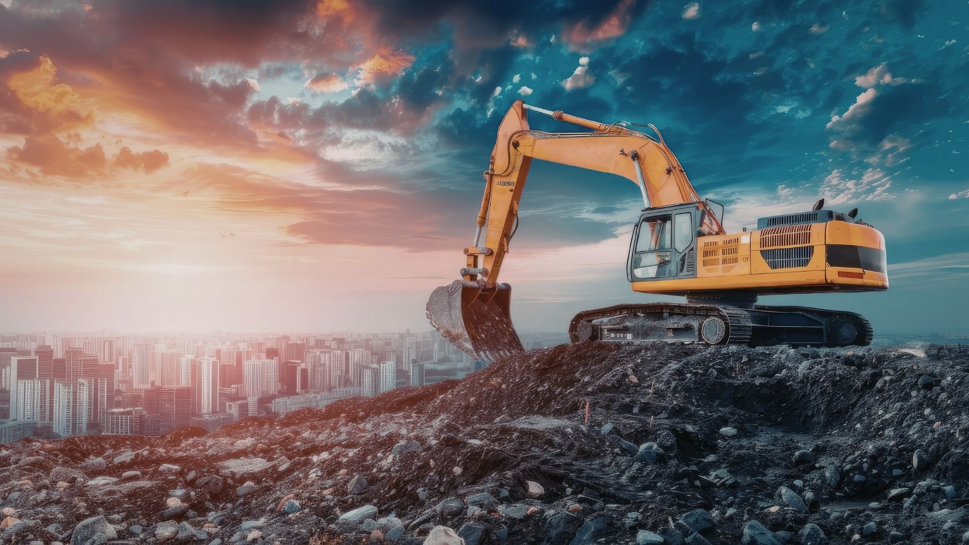 Demolition background